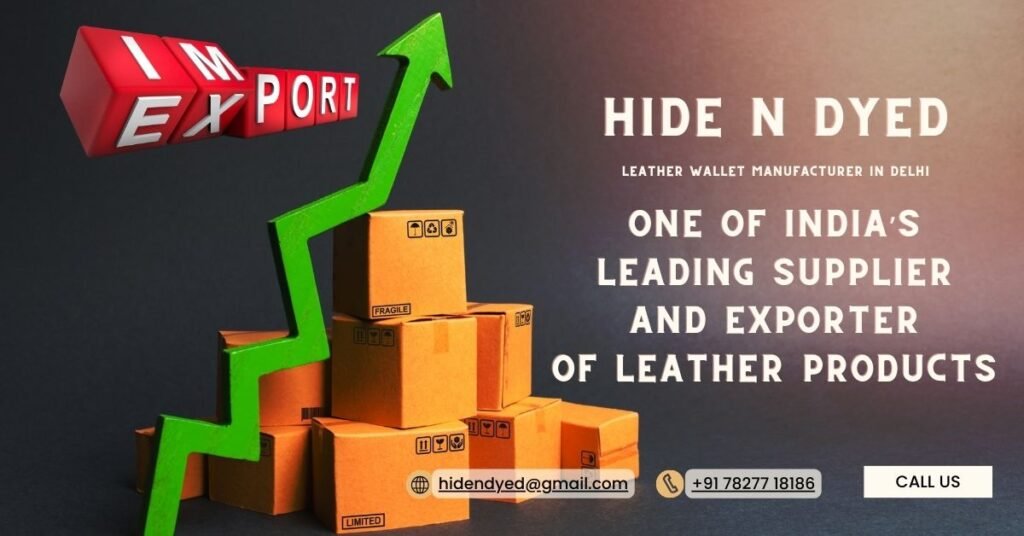 leather products manufacturer and export house in India